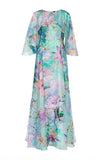 Flared Maxi Dress in Soft Print – Marccain Elegance