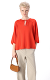 Marccain Flowy Blouse in Flame