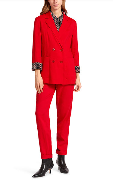 Marccain Linen  Red Jacket