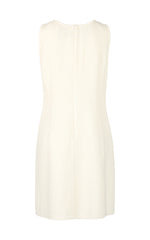 Marccain Off White Boucle Classic Dress