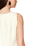 Marccain Off White Boucle Classic Dress