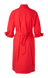 Marccain Red Cotton Dress