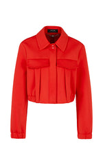 MarcCain Red Scuba Jersey Jacket – Chic & Comfy