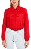 MarcCain Red Scuba Jersey Jacket – Chic & Comfy