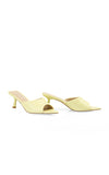 MarcCain Vanilla Kitten Heel Mules – Elegant Leather Sandals