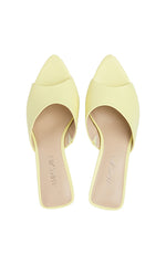 MarcCain Vanilla Kitten Heel Mules – Elegant Leather Sandals