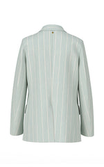 Marccain Stripe Blazer Breath – Viscose Linen Elegance