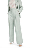 Wide-Leg Linen Pants – Marccain Stripe Viscose Linen