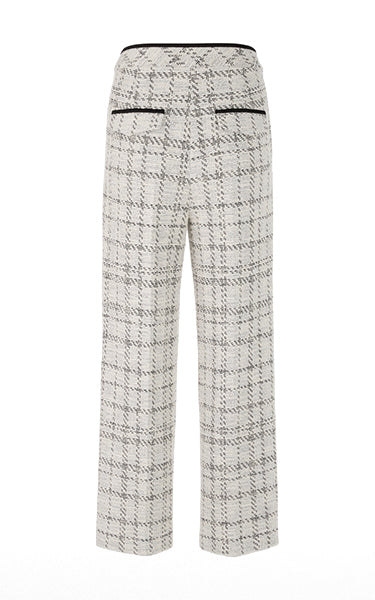 Marccain Tweed Pants in Smoke
