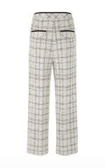 Marccain Tweed Pants in Smoke