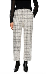 Marccain Tweed Pants in Smoke