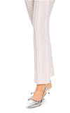 Marccain White Lace Cut Pants – Elegant Wide-Leg Style
