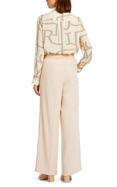 Marccain Wide Pants in Rich Cream