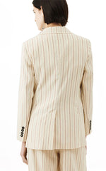 Marella Dorina Stripe Linen Jacket