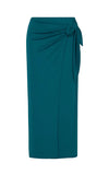 Marella Eracle Dark Green Wrap Skirt