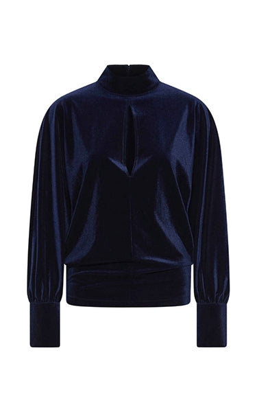 Marella Midnight Velvet Kimono Style Top