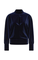 Marella Midnight Velvet Kimono Style Top