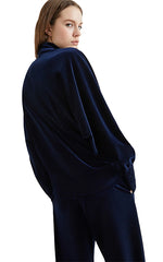 Marella Midnight Velvet Kimono Style Top