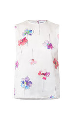 Marella Ovada Silk Front Top Floral