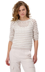 Monari Ajour Warm Sand Knit