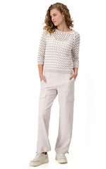Monari Ajour Warm Sand Knit