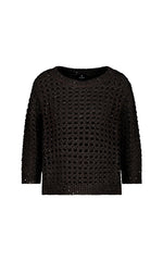 Monari Coffee Sequin Knit