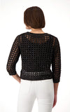 Monari Coffee Sequin Knit