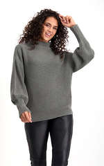 Monari Frozen Green Lurex Knit