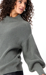 Monari Frozen Green Lurex Knit
