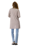 Monari Long Lurex Cardigan Beige