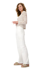 Monari Sand Crochet Top Conelly