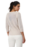 Monari Sand Embellished Knit