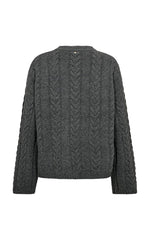 Mos Mosh Cable Sweater in Grey