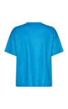 Mos Mosh Casa V Neck Foil T in Blue