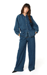 Mos Mosh Drawsting Denim Pants