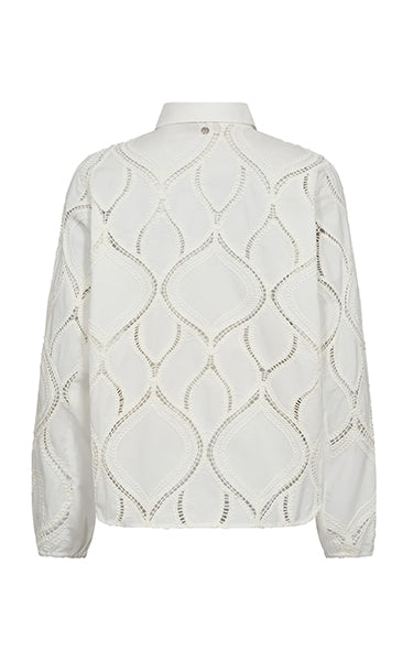 Mos Mosh Elegant Ecru Lace Blouse
