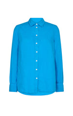 Mos Mosh Karli Blue Linen Shirt
