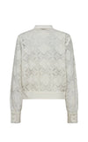 Mos Mosh Lace Shirt  in Ecru