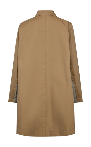 Mos Mosh Loose Trench in Sesame – Stylish Outerwear