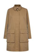 Mos Mosh Loose Trench in Sesame – Stylish Outerwear