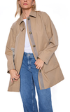 Mos Mosh Loose Trench in Sesame – Stylish Outerwear