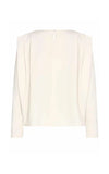 Mos Mosh Pleat Blouse in White
