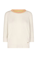 Mos Mosh Shay 3/4 Sleeve Tee in Birch