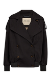 Mos Mosh Short Bomber Trench Black – Stylish & Versatile Jacket