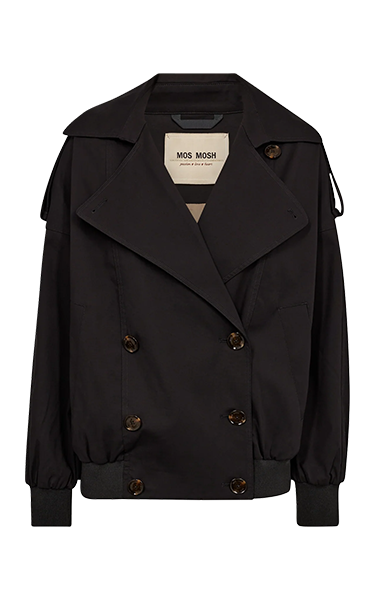 Mos Mosh Short Bomber Trench Black