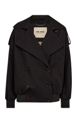Mos Mosh Short Bomber Trench Black – Stylish & Versatile Jacket