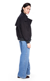 Mos Mosh Short Bomber Trench Black – Stylish & Versatile Jacket