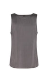 Mos Mosh V Neck Silk Tank in Grey