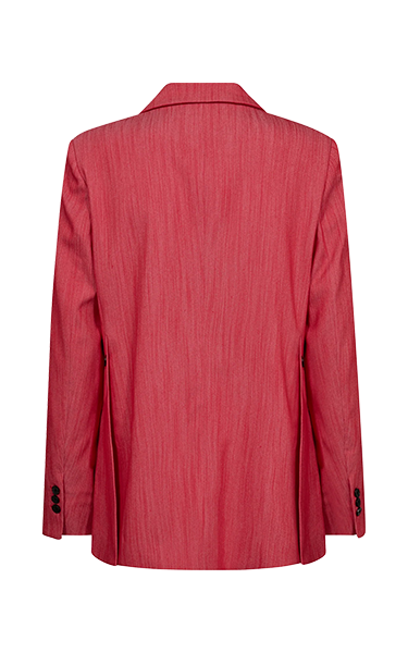 Mos Mosh Wand Blazer Soft Red – Elegant & Relaxed Fit