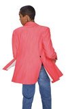 Mos Mosh Wand Blazer Soft Red – Elegant & Relaxed Fit